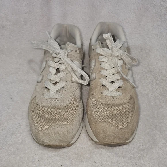 New Balance Womens 574 Stacked Platform Driftwood WL574ZSM - Picture 9 of 15